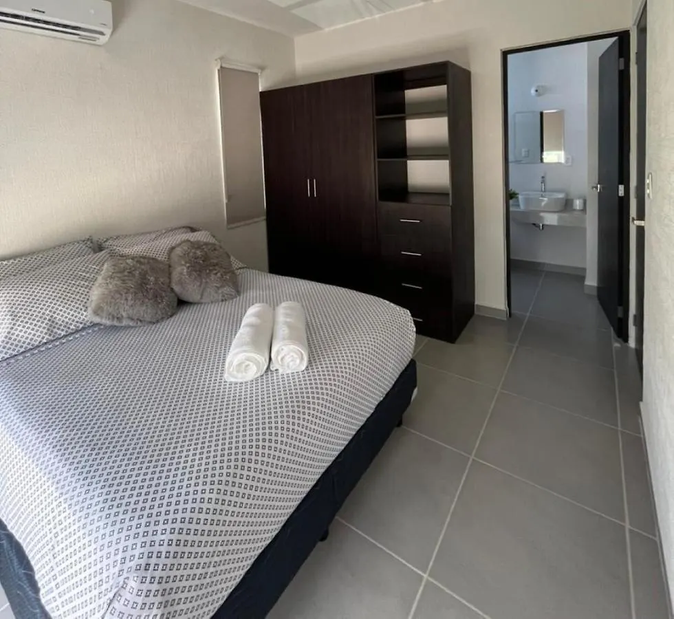 Departamento Familiar En Cancun Poligono Sur, A 25 Min De Las Playas Y 5 Min Del Santuario Desatadora De Nudos Apartment